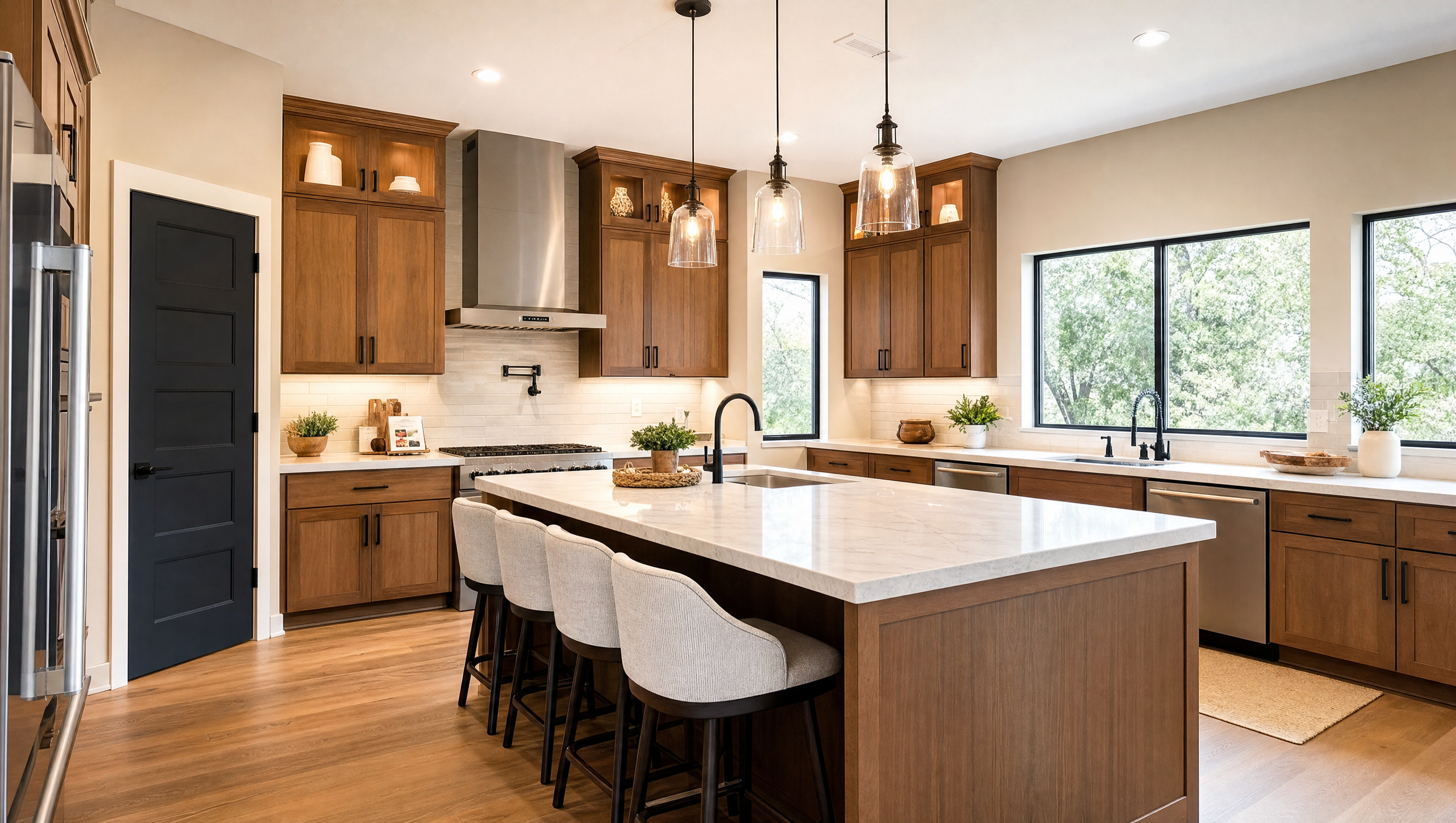 Premium kitchen interior with quality finishes